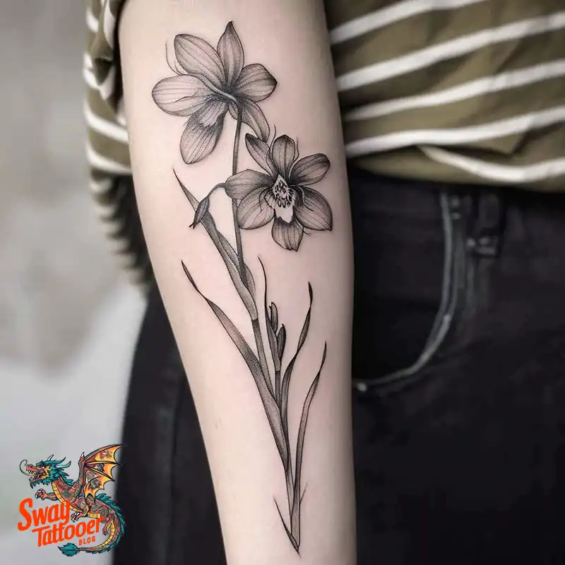 70 Snowdrop Flower Tattoo Design Ideas with Deep Meanings 58 snowdrop flower tattoo