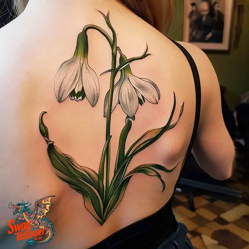 70 Snowdrop Flower Tattoo Design Ideas with Deep Meanings 33 snowdrop tattoo