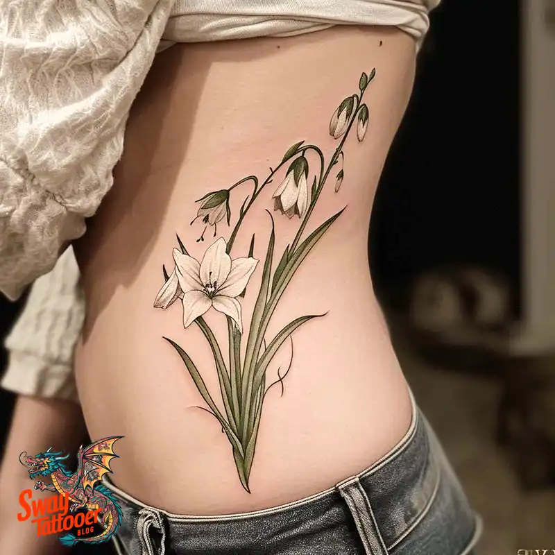 70 Snowdrop Flower Tattoo Design Ideas with Deep Meanings 28 snowdrop tattoo