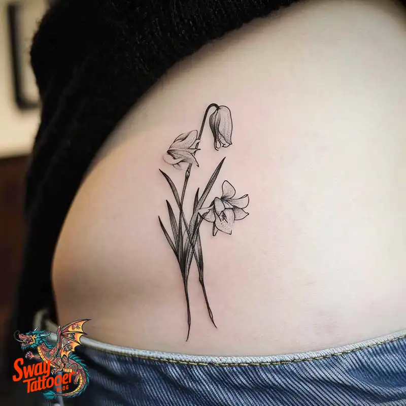 70 Snowdrop Flower Tattoo Design Ideas with Deep Meanings 19 snowdrop tattoo