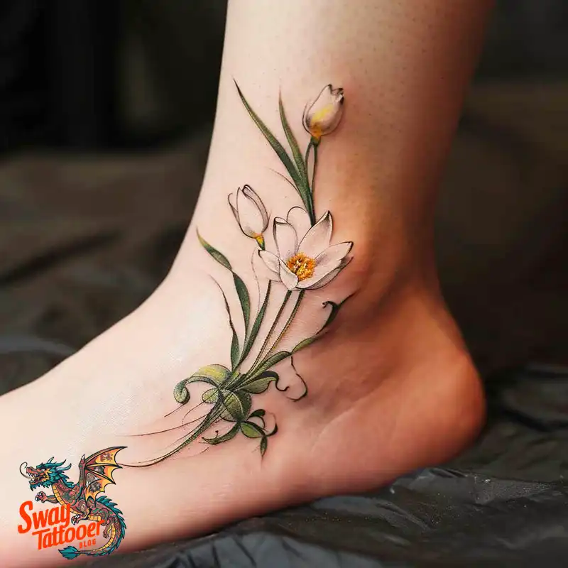 70 Snowdrop Flower Tattoo Design Ideas with Deep Meanings 16 snowdrop tattoo