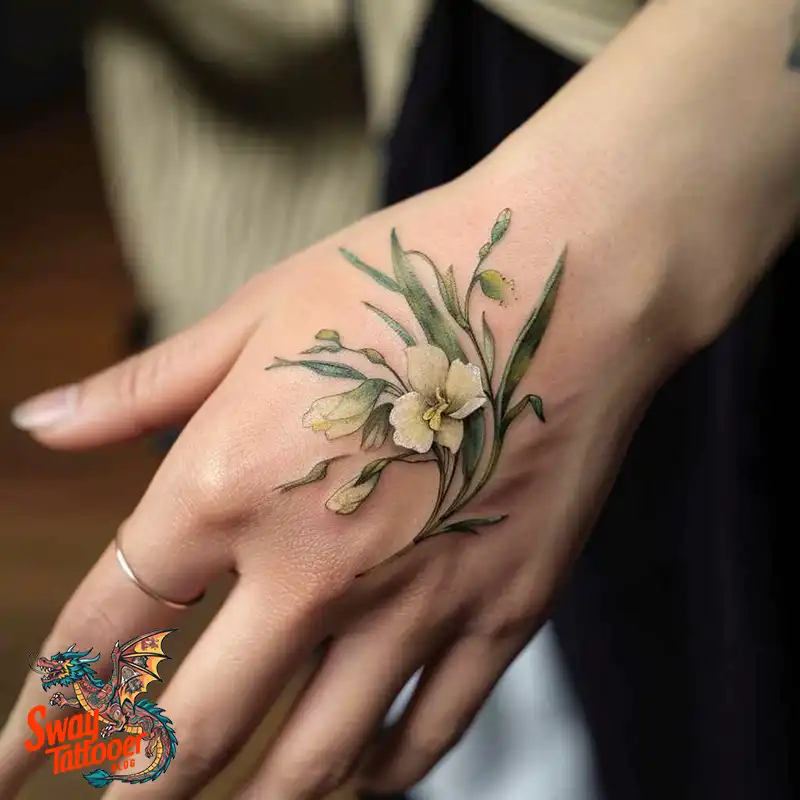 70 Snowdrop Flower Tattoo Design Ideas with Deep Meanings 10 snowdrop tattoo