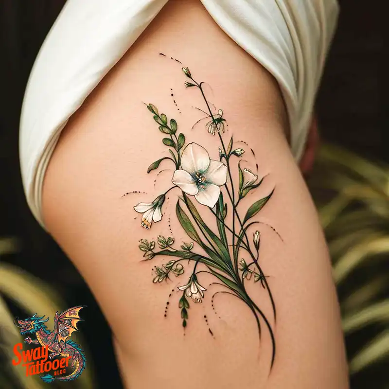 70 Snowdrop Flower Tattoo Design Ideas with Deep Meanings 7 snowdrop tattoo
