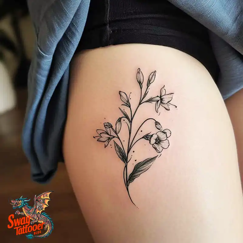 70 Snowdrop Flower Tattoo Design Ideas with Deep Meanings 1 snowdrop tattoo