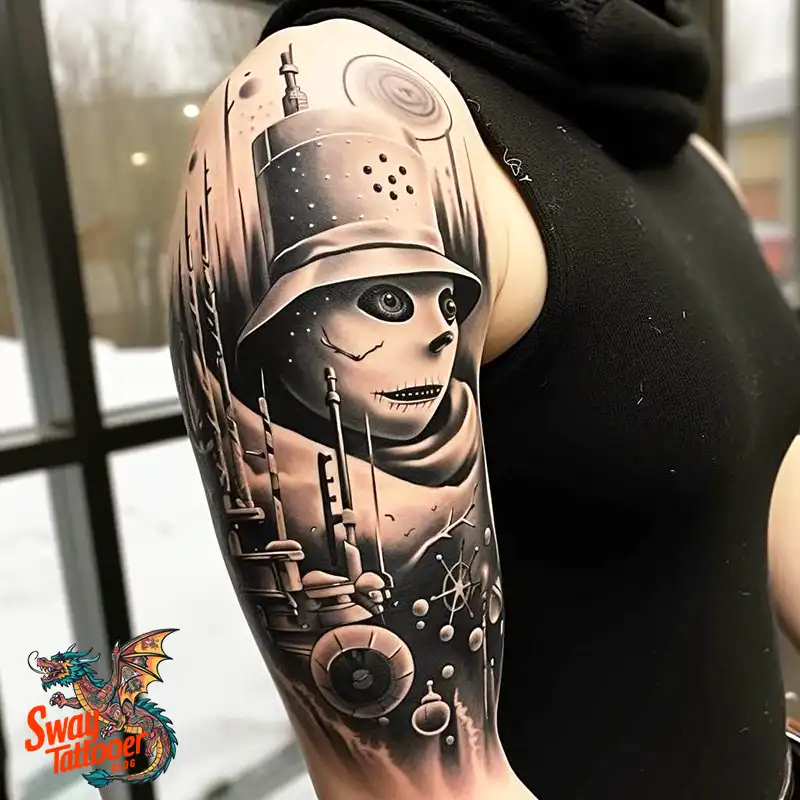 60 Snowman Tattoo Design Ideas Full of Winter Whimsy 59 snowman 5