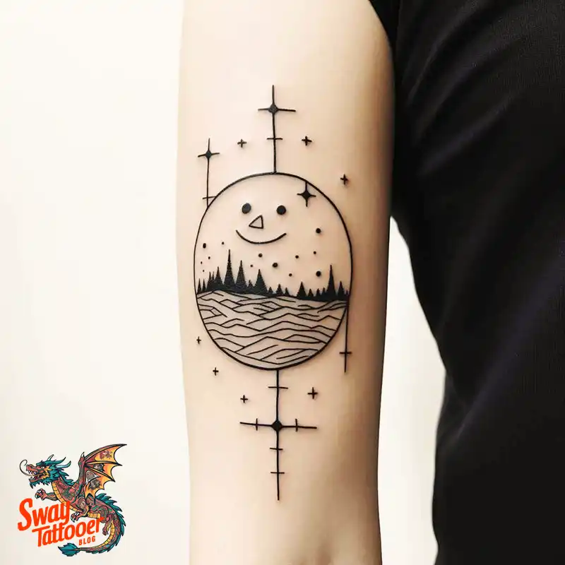60 Snowman Tattoo Design Ideas Full of Winter Whimsy 57 snowman 7