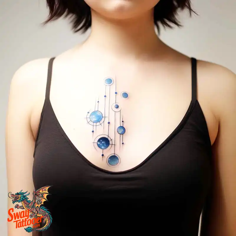 50 Solar System Tattoo Design Ideas: Out of This World Art 52 solar system tattoo