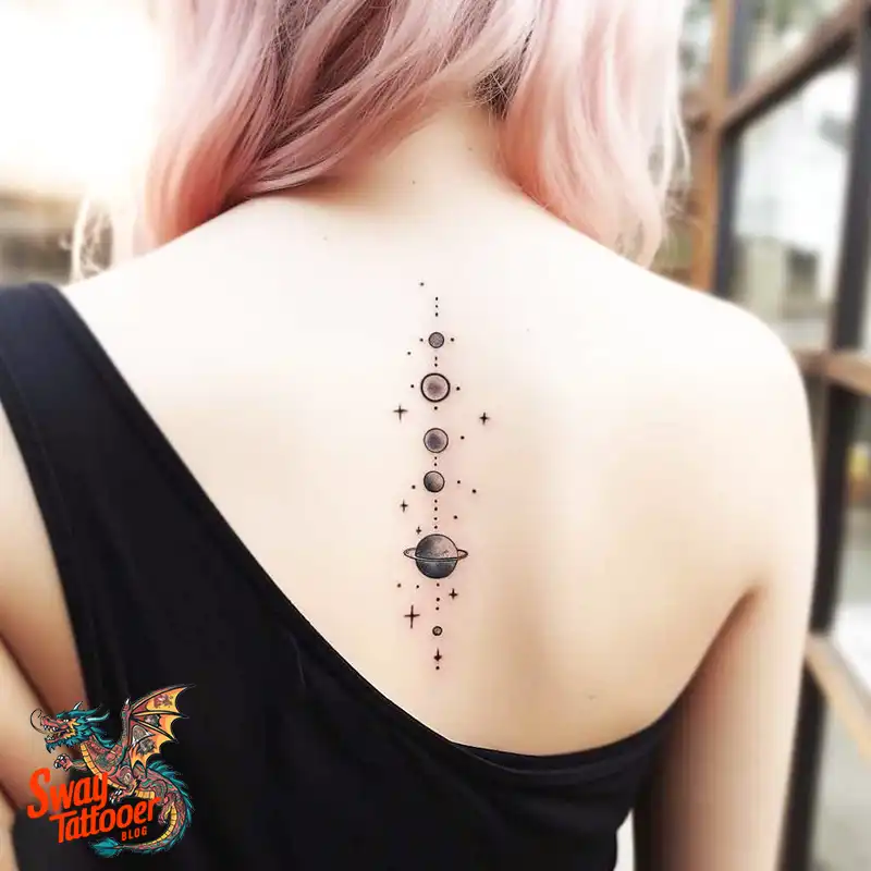 50 Solar System Tattoo Design Ideas: Out of This World Art 27 solar system tattoo
