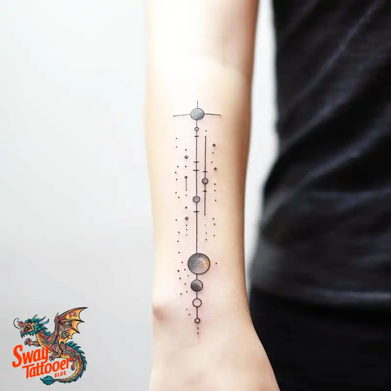 50 Solar System Tattoo Design Ideas: Out of This World Art 15 solar system tattoo