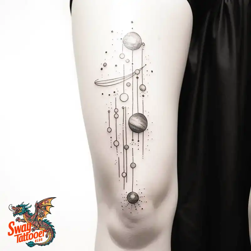 50 Solar System Tattoo Design Ideas: Out of This World Art 13 solar system tattoo