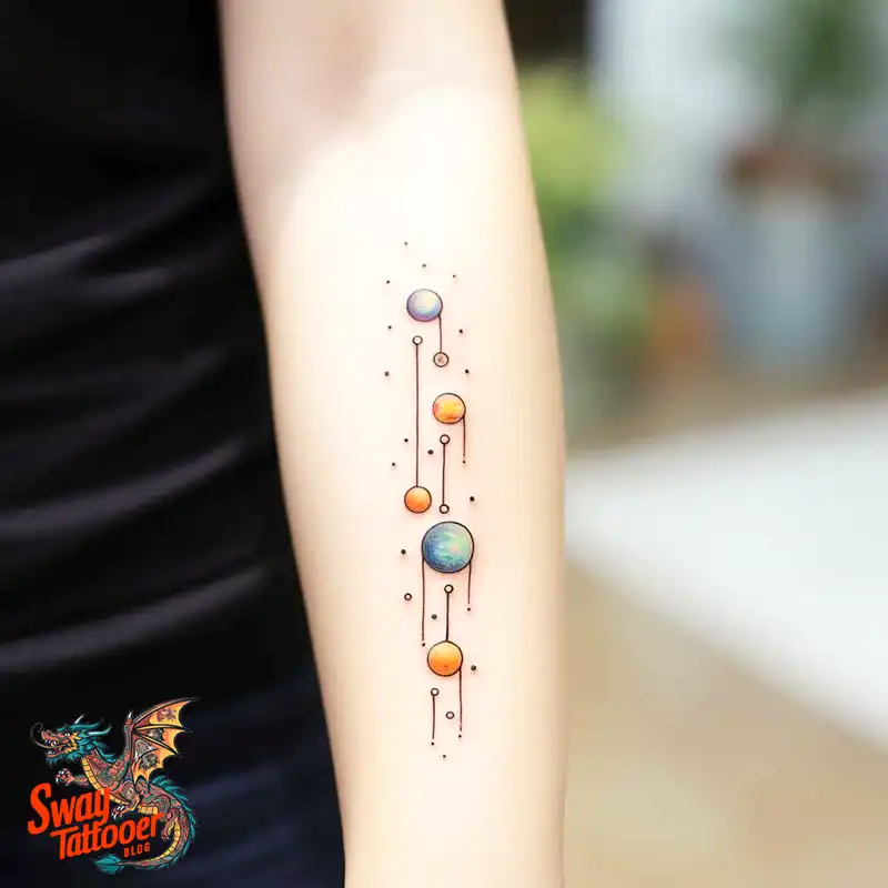 50 Solar System Tattoo Design Ideas: Out of This World Art 11 solar system tattoo
