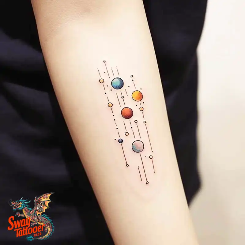 50 Solar System Tattoo Design Ideas: Out of This World Art 10 solar system tattoo