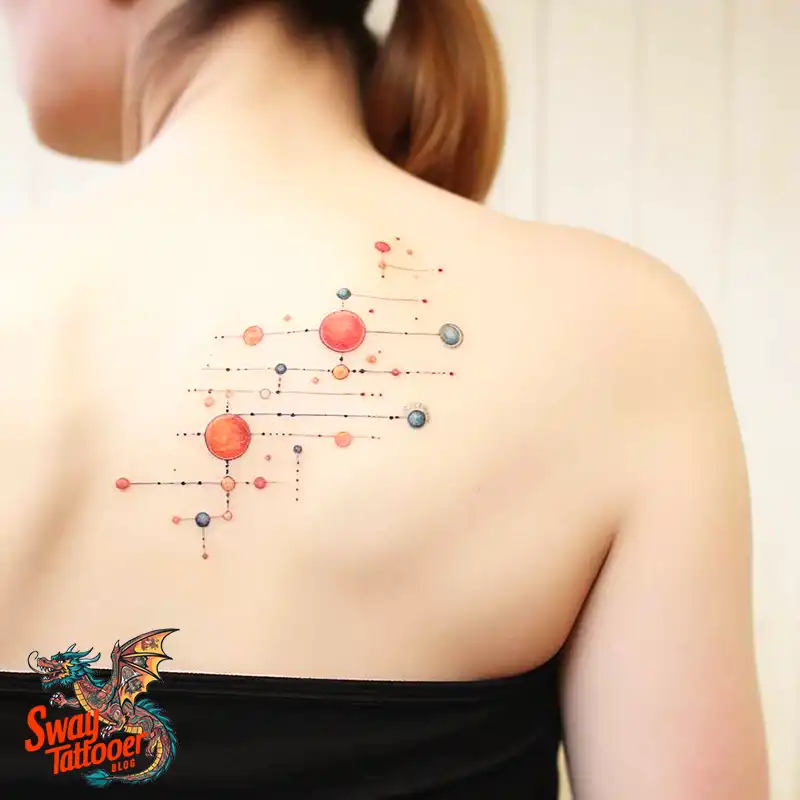 50 Solar System Tattoo Design Ideas: Out of This World Art 47 solar system tattoo