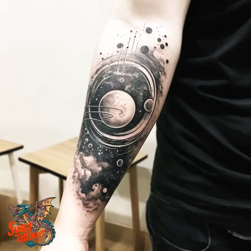 100 Space Tattoo Design Ideas: Exploring the Cosmos in Ink 92 space tattoo