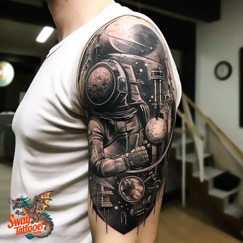 100 Space Tattoo Design Ideas: Exploring the Cosmos in Ink 88 space tattoo