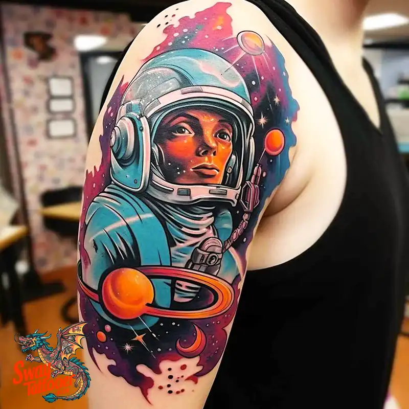 100 Space Tattoo Design Ideas: Exploring the Cosmos in Ink 50 space tattoo