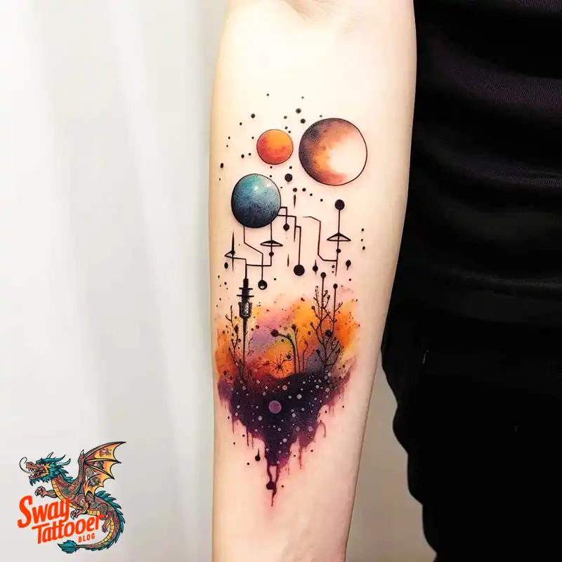 100 Space Tattoo Design Ideas: Exploring the Cosmos in Ink 48 space tattoo