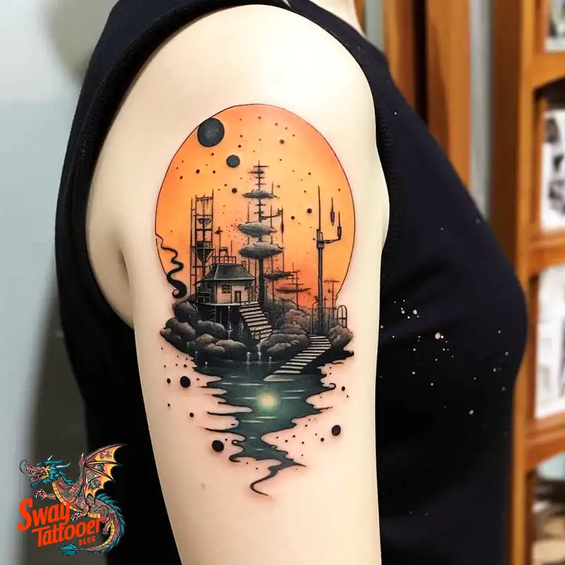 100 Space Tattoo Design Ideas: Exploring the Cosmos in Ink 47 space tattoo