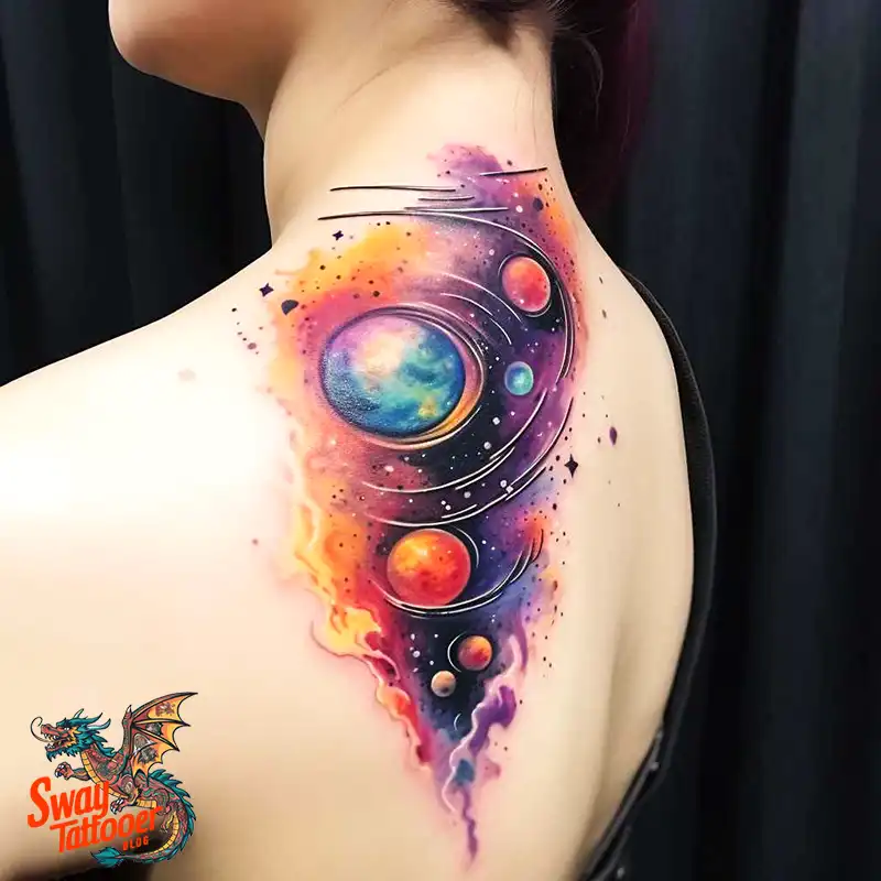 100 Space Tattoo Design Ideas: Exploring the Cosmos in Ink 27 space tattoo