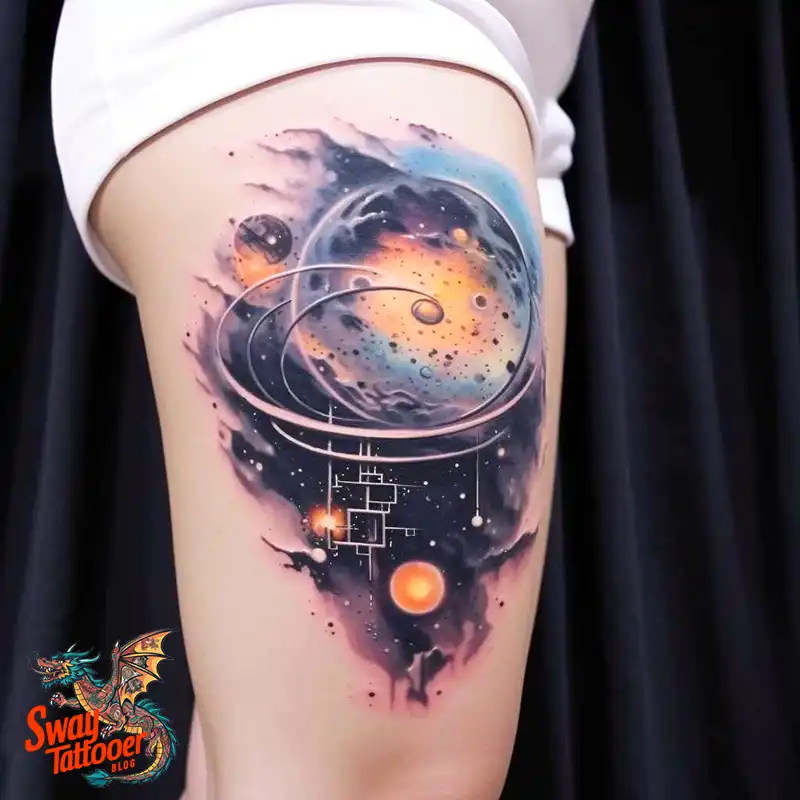 100 Space Tattoo Design Ideas: Exploring the Cosmos in Ink 21 space tattoo