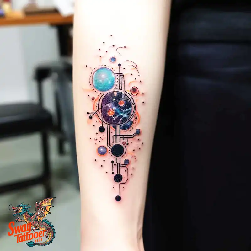 100 Space Tattoo Design Ideas: Exploring the Cosmos in Ink 18 space tattoo