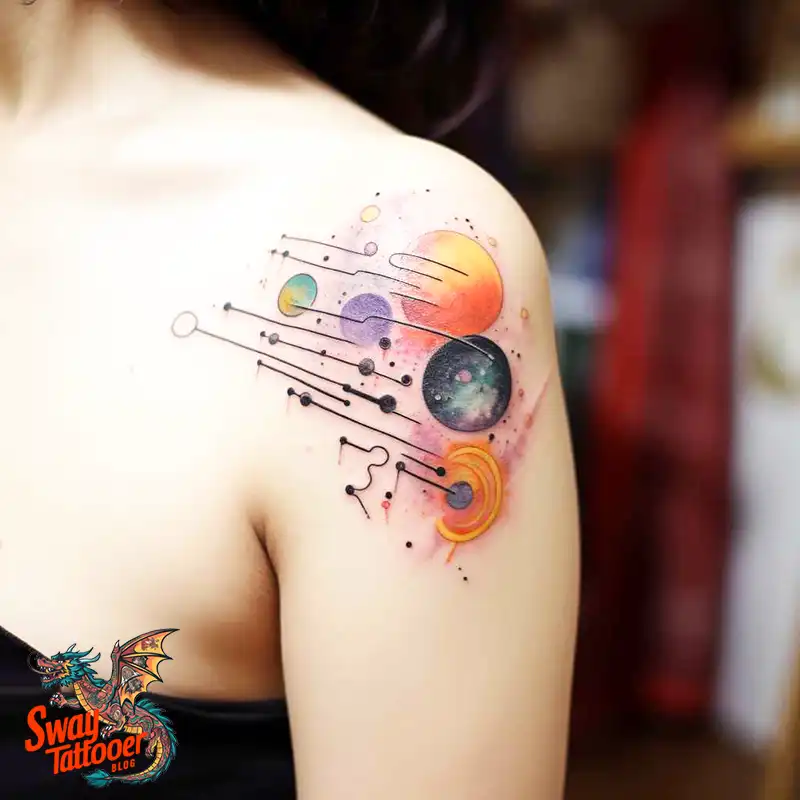 100 Space Tattoo Design Ideas: Exploring the Cosmos in Ink 8 space tattoo