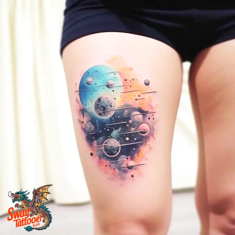 100 Space Tattoo Design Ideas: Exploring the Cosmos in Ink 4 space tattoo
