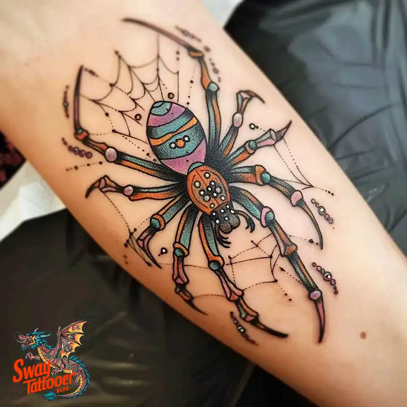 100 Spider Tattoo Design Ideas: Weaving Art and Symbolism 99 spider tattoo