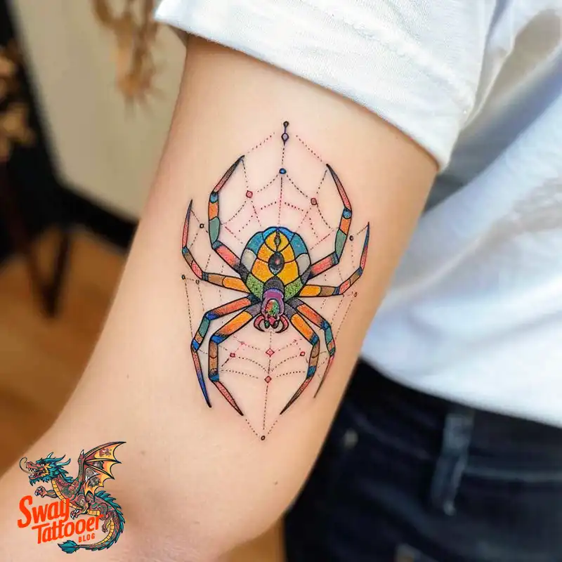 100 Spider Tattoo Design Ideas: Weaving Art and Symbolism 89 spider tattoo