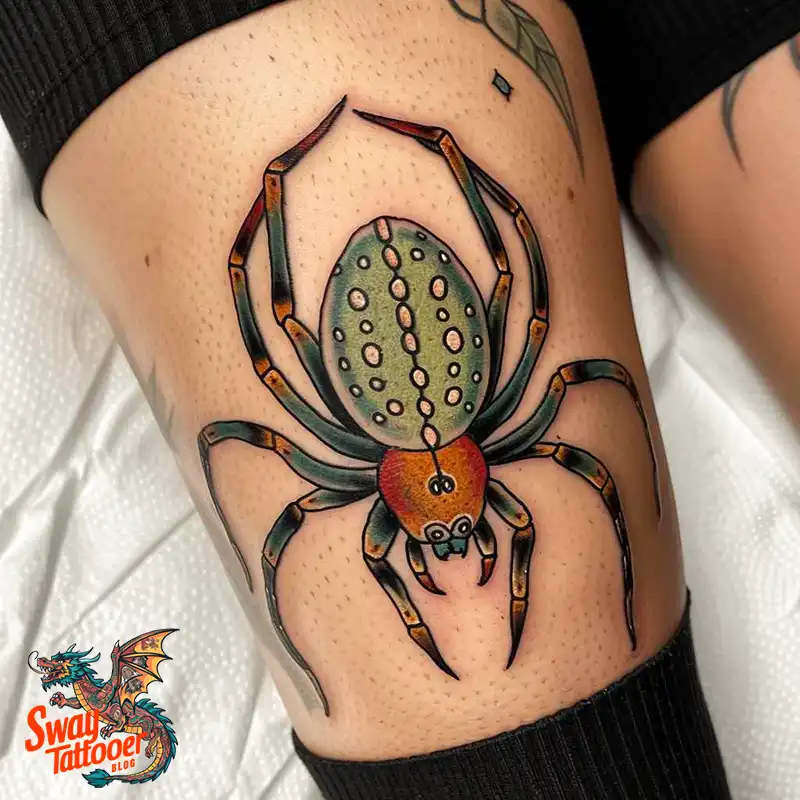 100 Spider Tattoo Design Ideas: Weaving Art and Symbolism 87 spider tattoo