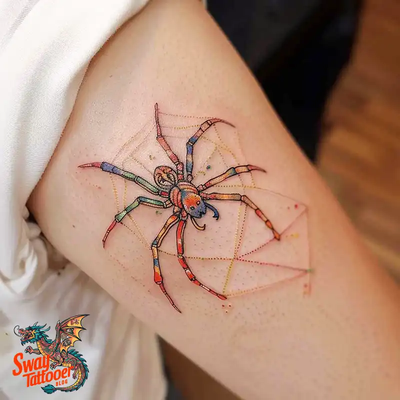 100 Spider Tattoo Design Ideas: Weaving Art and Symbolism 98 spider tattoo