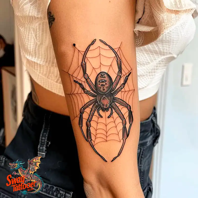 100 Spider Tattoo Design Ideas: Weaving Art and Symbolism 62 spider tattoo