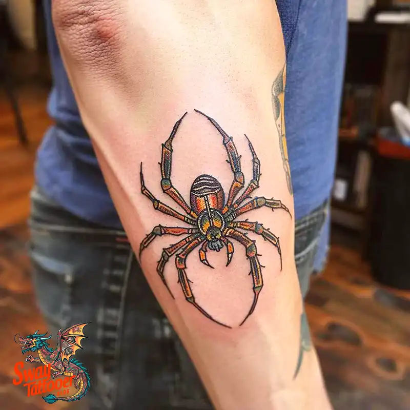 100 Spider Tattoo Design Ideas: Weaving Art and Symbolism 96 spider tattoo