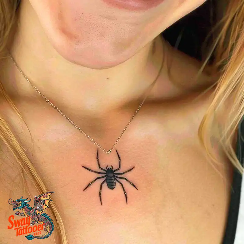 100 Spider Tattoo Design Ideas: Weaving Art and Symbolism 54 spider tattoo