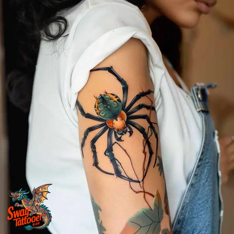 100 Spider Tattoo Design Ideas: Weaving Art and Symbolism 44 spider tattoo