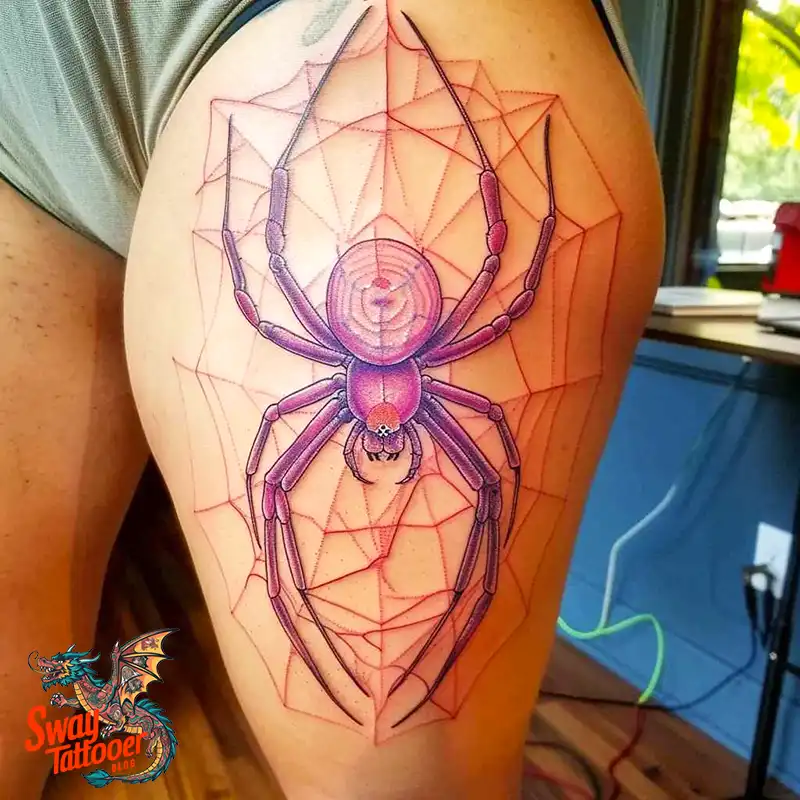 100 Spider Tattoo Design Ideas: Weaving Art and Symbolism 41 spider tattoo