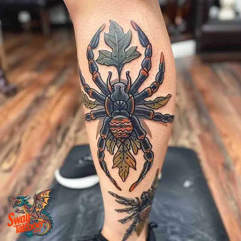 100 Spider Tattoo Design Ideas: Weaving Art and Symbolism 36 spider tattoo