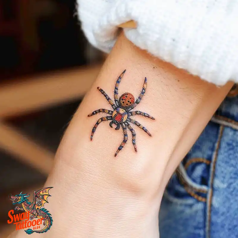 100 Spider Tattoo Design Ideas: Weaving Art and Symbolism 29 spider tattoo