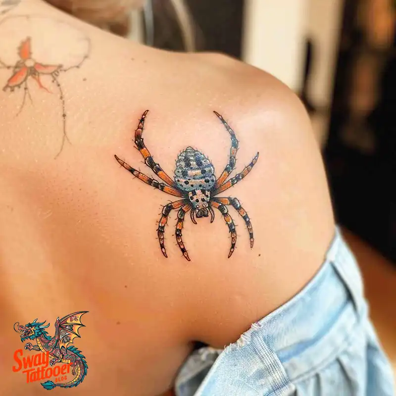 100 Spider Tattoo Design Ideas: Weaving Art and Symbolism 26 spider tattoo