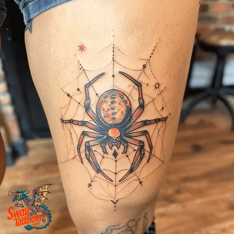 100 Spider Tattoo Design Ideas: Weaving Art and Symbolism 23 spider tattoo
