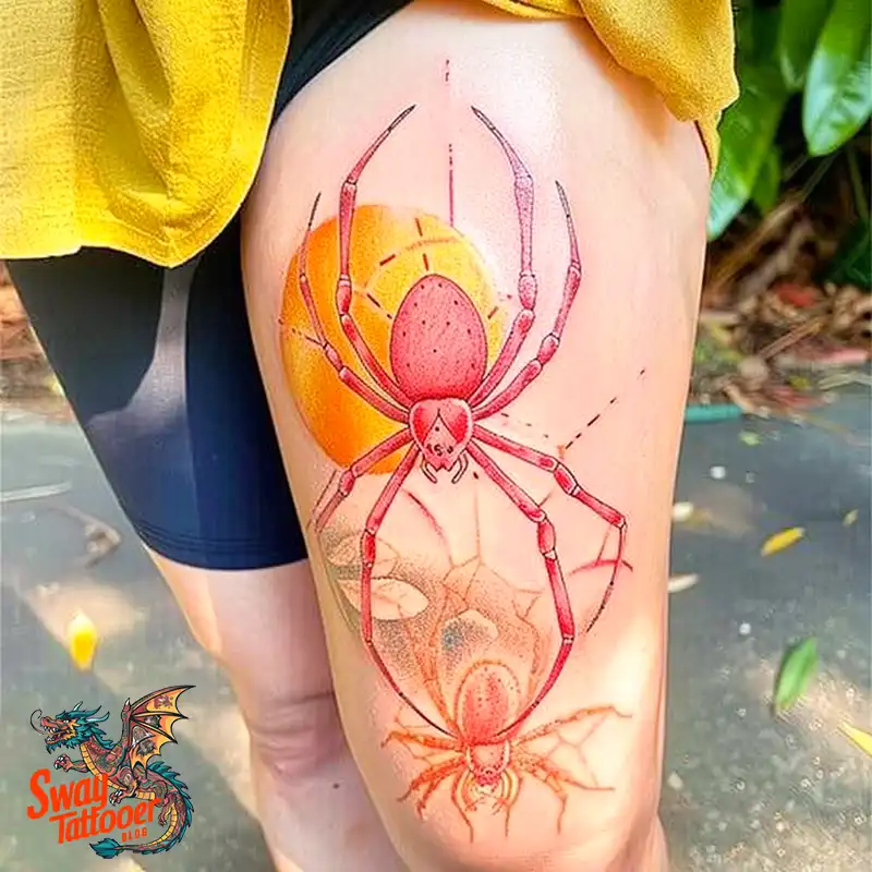 100 Spider Tattoo Design Ideas: Weaving Art and Symbolism 22 spider tattoo