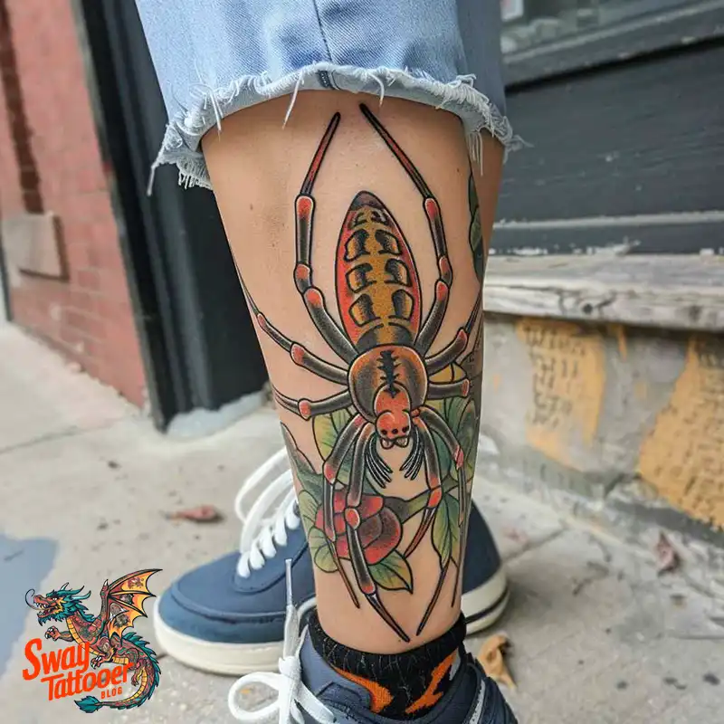 100 Spider Tattoo Design Ideas: Weaving Art and Symbolism 21 spider tattoo