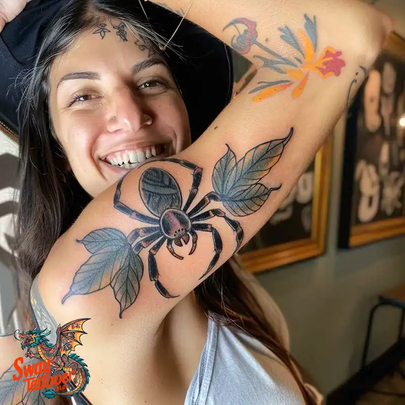 100 Spider Tattoo Design Ideas: Weaving Art and Symbolism 19 spider tattoo