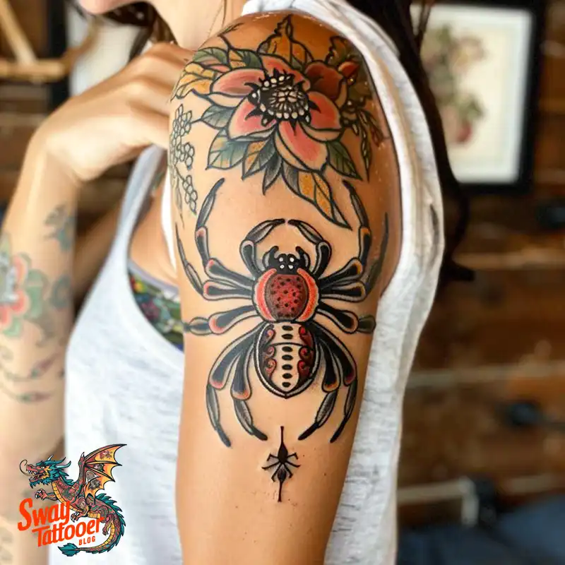 100 Spider Tattoo Design Ideas: Weaving Art and Symbolism 12 spider tattoo