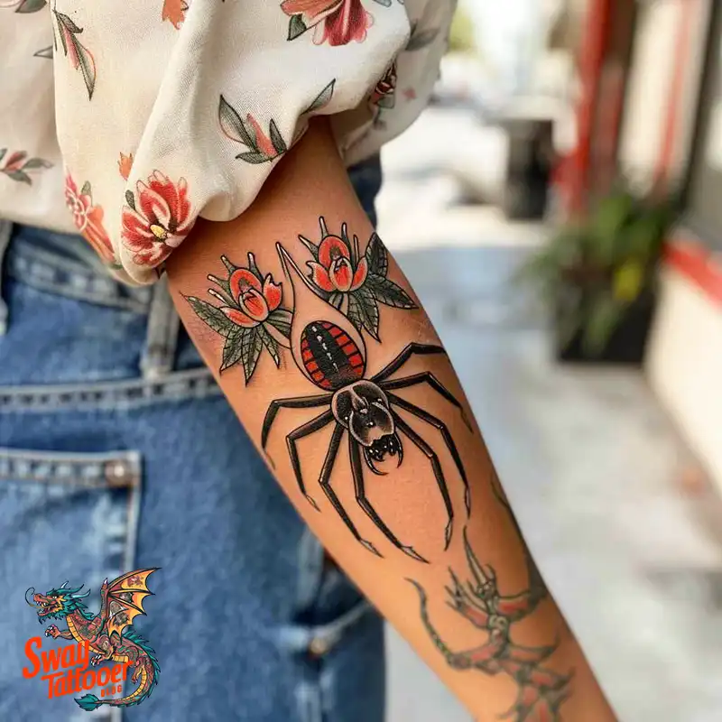 100 Spider Tattoo Design Ideas: Weaving Art and Symbolism 11 spider tattoo