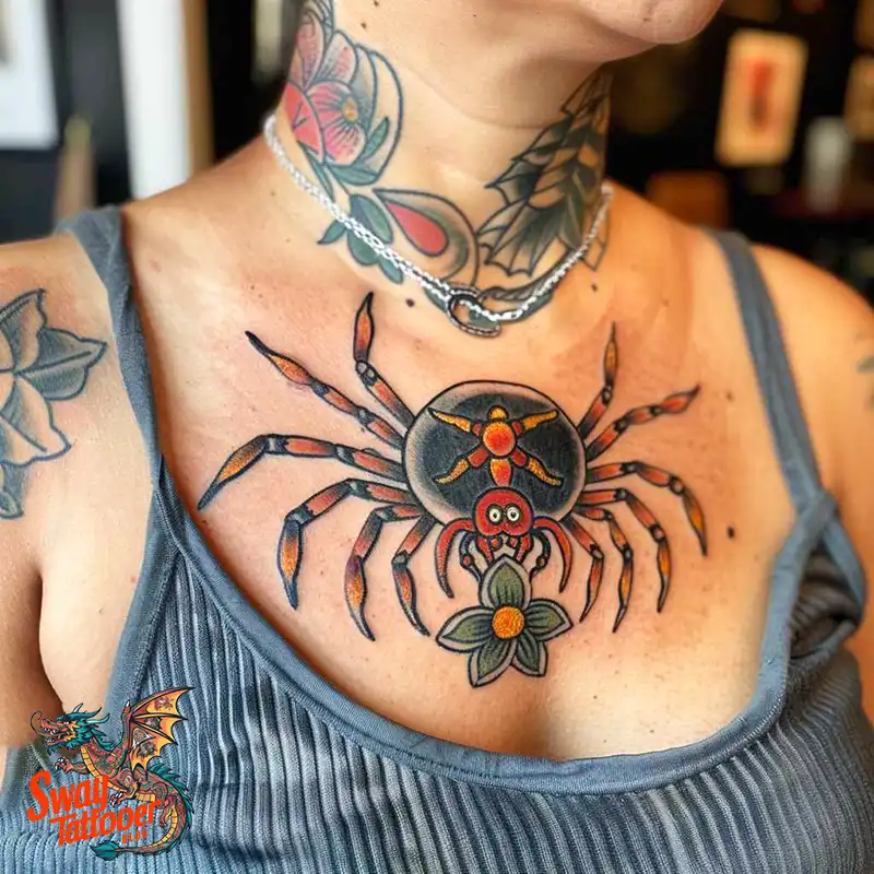 100 Spider Tattoo Design Ideas: Weaving Art and Symbolism 10 spider tattoo