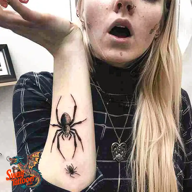 100 Spider Tattoo Design Ideas: Weaving Art and Symbolism 5 spider tattoo