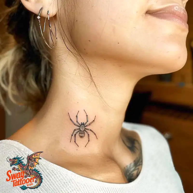 100 Spider Tattoo Design Ideas: Weaving Art and Symbolism 3 spider tattoo