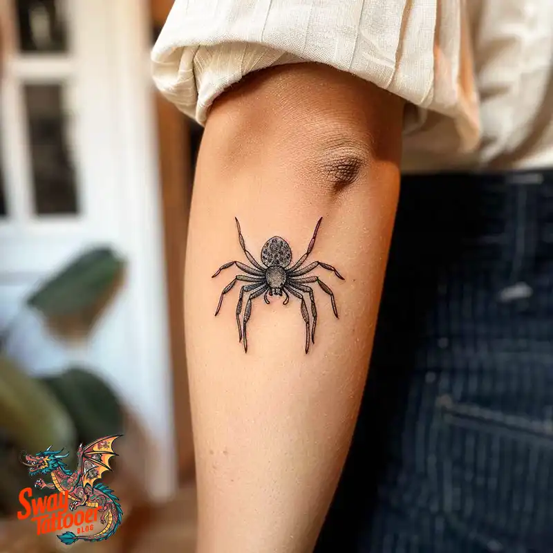 100 Spider Tattoo Design Ideas: Weaving Art and Symbolism 2 spider tattoo
