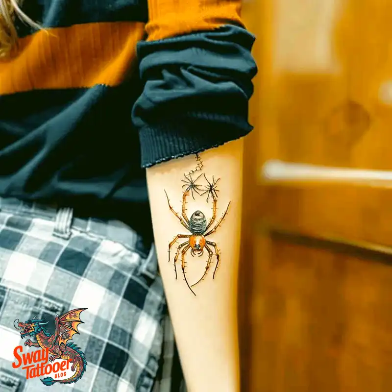 100 Spider Tattoo Design Ideas: Weaving Art and Symbolism 1 spider tattoo
